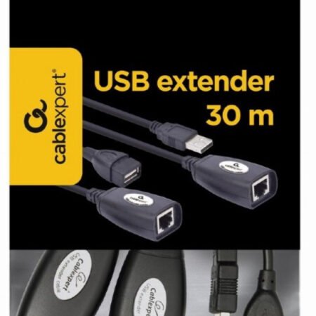 UAE-30M Gembird USB extender radi sa CAT5e ili CAT6 LAN kablom, 30m