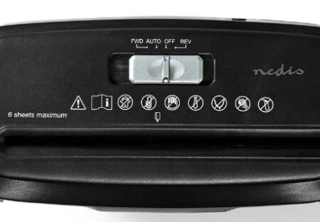 PASH112BKA4 Rezac papira, 6x A4 stranica, 10L, 190W za unistavanje papira