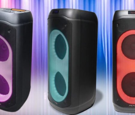 Microlab PT802W karaoke zvucnik 200W, Bluetooth,LED, 11,1V/4400mAh,TWS, Aux, USB, FM,microSD,+ Mic*2