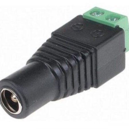 CON-DCF-01 Gembird zenski DC konektor na sraf za video nadzor (cena za1kom, pakovanje 10kom)