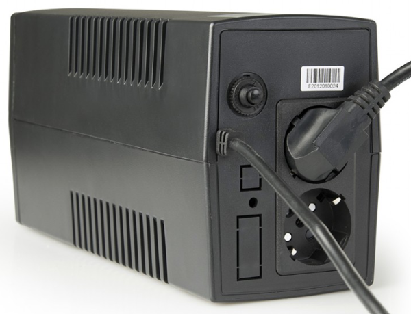 EG-UPS-B650 Gembird 650VA 390W AVR UPS, 2 x Shuko output sockets, black