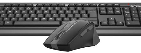 A4-FG1035 A4Tech Fstyler Bezicna tastatura YU-LAYOUT + bezicni mis USB, Grey