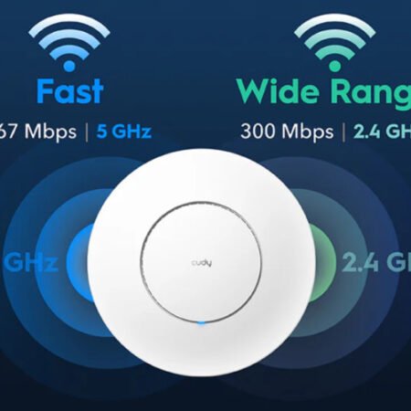Cudy AP1300_P POE AC1200 WiFi Gigabit Access Point, pokriva 100m2, 50konekcija