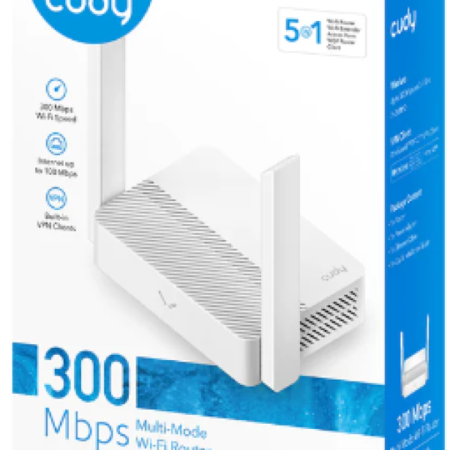 Cudy SET WR300 N300 Wi-Fi Router + M1300 1-pack AC1200 MESH