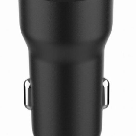 TA-UC-A2PDQC20-CAR-01 Gembird 2-port USB car fast charger, Type-C PD, 20 W, black