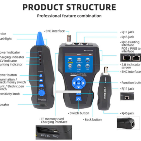 NOYAFA NF-8601S Tester dužine kabla