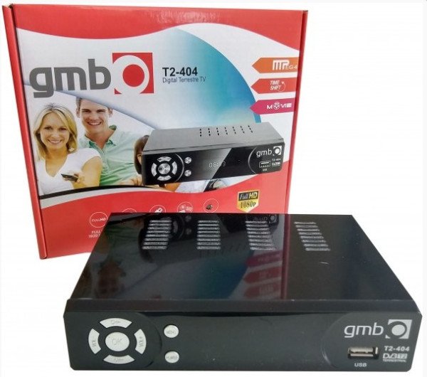GMB-T2-404 **DVB-T2 SET TOP BOX USB/HDMI/Scart/RF-out, PVR, Full HD, H264,hdmi-kabl,RF modulator1262