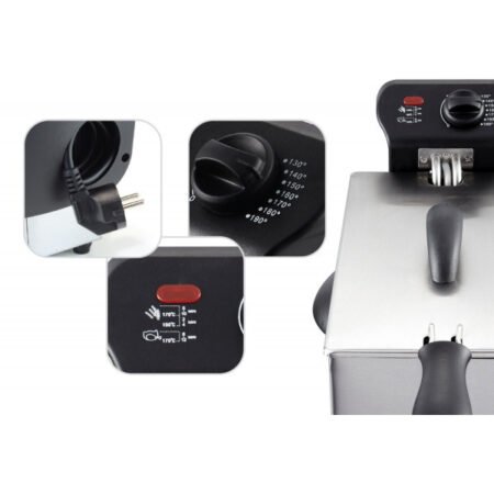 Zilan ZLN1819 Friteza od nerðajuceg èelika,2180W, kapaciteta 3 litra, zaštita od pregreva