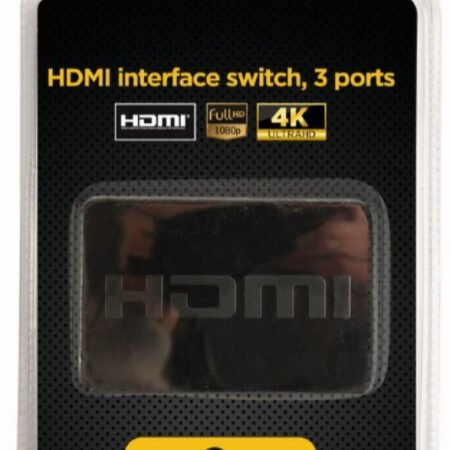 DSW-HDMI-34 Gembird HDMI interface SWITCH, 3 ports, remote