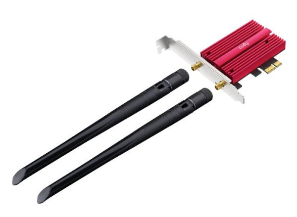 Cudy WE3000S 2.0v AX5400 Wi-Fi 6E Bluetooth 5.3 PCI-E Adapter - Slika 2