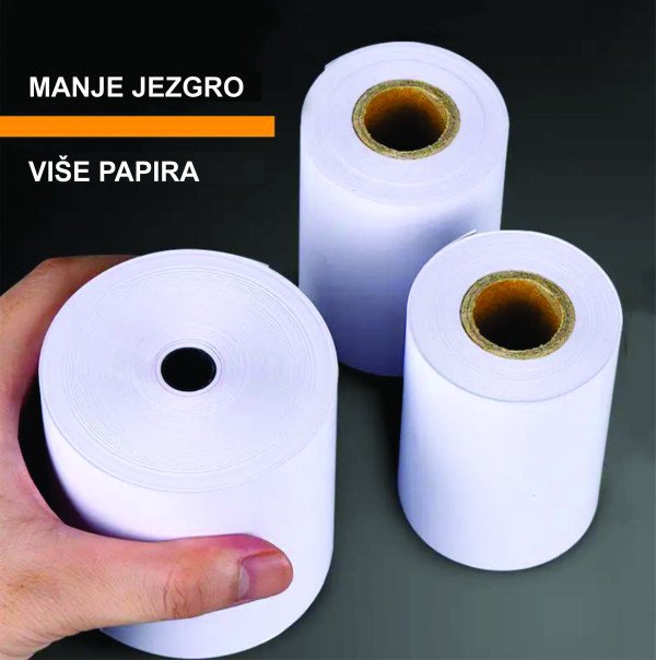 POS-TROL79-50mm Termo rolna 79x50mm, 5KOM, (30m, 53gsm BPA FREE) - Slika 3