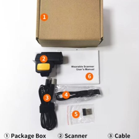 POS-BSH500 GMB 2d/OCR CMOS Warehouse Finger barcode scanner, barkod skener, 600mAh, 1MP, BT/WiFi