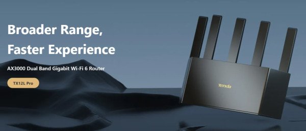 Tenda TX12L Pro AX3000 1.3Ghz Wireless ruter Dual Band Gigabit Wi-Fi 6, OFDMA+MU-MIMO, 4L/1W ant. 5x - Slika 4