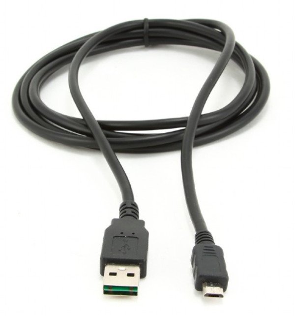 CC-mUSB2D-1M Gembird Double-sided USB 2.0 AM to Micro-USB cable, black, 1 m FO - Slika 3