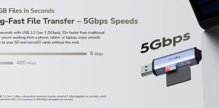 Cudy UH200 2-in-1 USB 3.0 Card Reader (alt.A-CM-COMBO8-06)