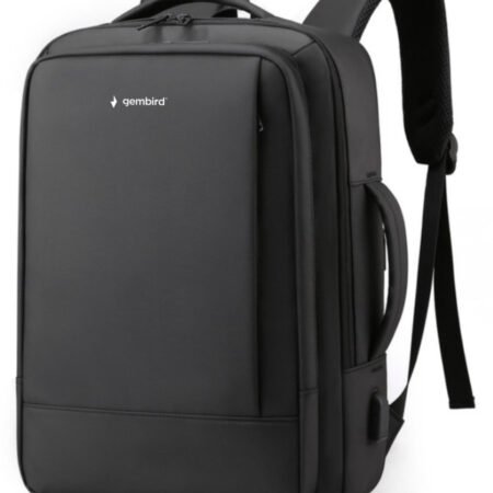 NCC-15-KLB017 Gembird Ranac za laptop 15,6/17inc 43x31x15(+5)cm USB konektor, 900g