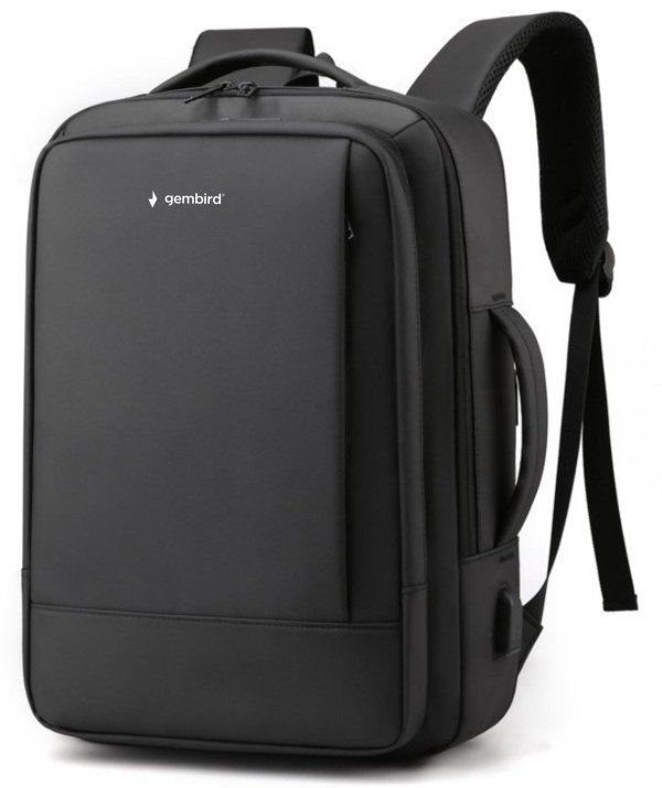 NCC-15-KLB017 Gembird Ranac za laptop 15,6/17inc 43x31x15(+5)cm USB konektor, 900g