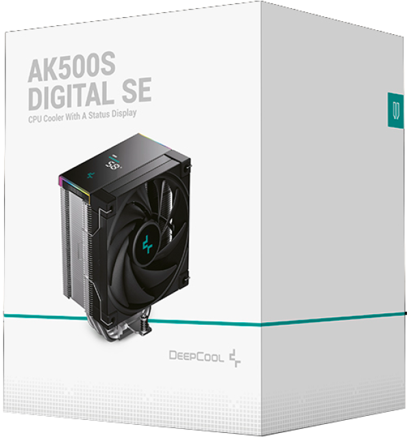 DeepCool AK500S *DIGITAL SE 5xHeat Pipe, Real-Time CPU Screen, 1x120mm 1850 rpm 68,99 CFM, Intel/AMD - Slika 2