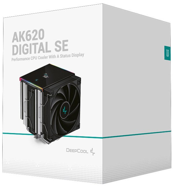 DeepCool * AG620 DIGITAL SE, CPU kuler, ARGB LED, 1.4kg, 120mm, 500-1850rpm, LGA1700/1200/1151/1150 - Slika 4