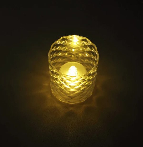 Mini LED svecnjak Providni 60x70mm (cena je za 1kom)