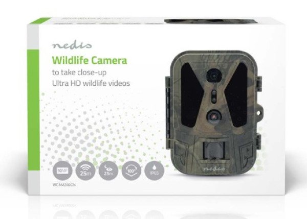 WCAM280GN Wildlife Camera 4K@10fps, 50MPix, 8MPix CMOS, IP65, IR, Night vision, 25m, 2.4inc - Slika 3