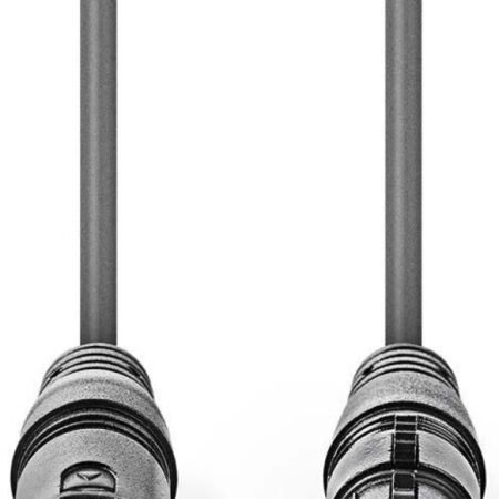 COTH15010GY10, Balansirani audio kabl, XLR 3-pinski muški, XLR 3-pinski ženski, Niklovani, 1,00 m