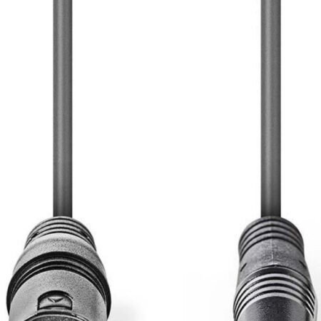 COTH15300GY30, Balansirani audio kabl, XLR 3-pinski muški, 3,5 mm muški, Niklovani, 3,00 m, PVC
