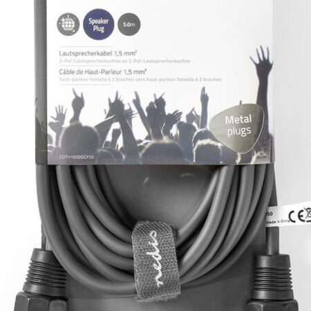 COTH16000GY50, Kabl za zvuènik, 48 x 0,20 mm, Bakar, 5,00 m, PVC, Tamno sivi