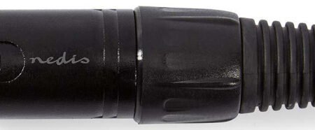 COTP15900BK, XLR konektor, Ravni, Muški, Niklovani, Lemljenje, Preènik kab. ulaza: 5,0 mm, 1 kom