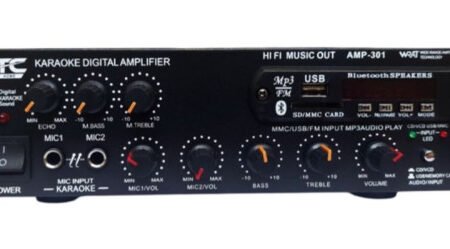 Audio pojacalo ATC AMP-301 2x25W, USB/SD/FM/MIC/Display/ECHO/Bluetooth, FM: 87.5MHz-108.5MHz, 4-16om