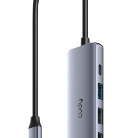 Cudy UH405, 5-In-1 HDMI 4K USB-C Hub 30/60/120 Hz, 5Gps, 100W