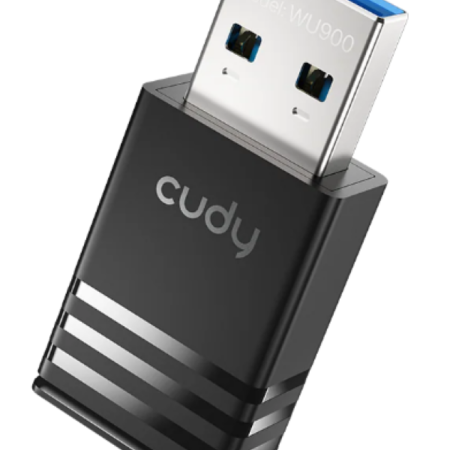 Cudy WU900, AX900 Dual-Band Wi-Fi 6 USB Adapter, 2.4 GHz,286 Mbps