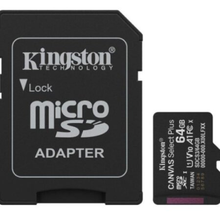 KINGSTON Memorijska kartica U1 V10 SDXC 64GB Canvas Select Plus G3 150R SDCS3/64GB + adapter