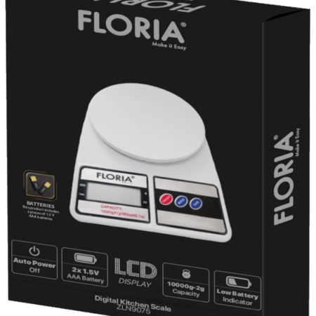 Zilan ZLN9075 Vaga, digitalna kuhinjska, do 10 kg Bela