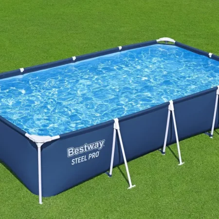 Bestway Pravougaoni Bazen 4.00x2.11m 5.700L – Steel Pro® 56405 (400x211x81 cm)