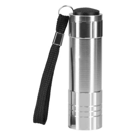 MAJORKA, baterijska lampa (9 led), srebrna