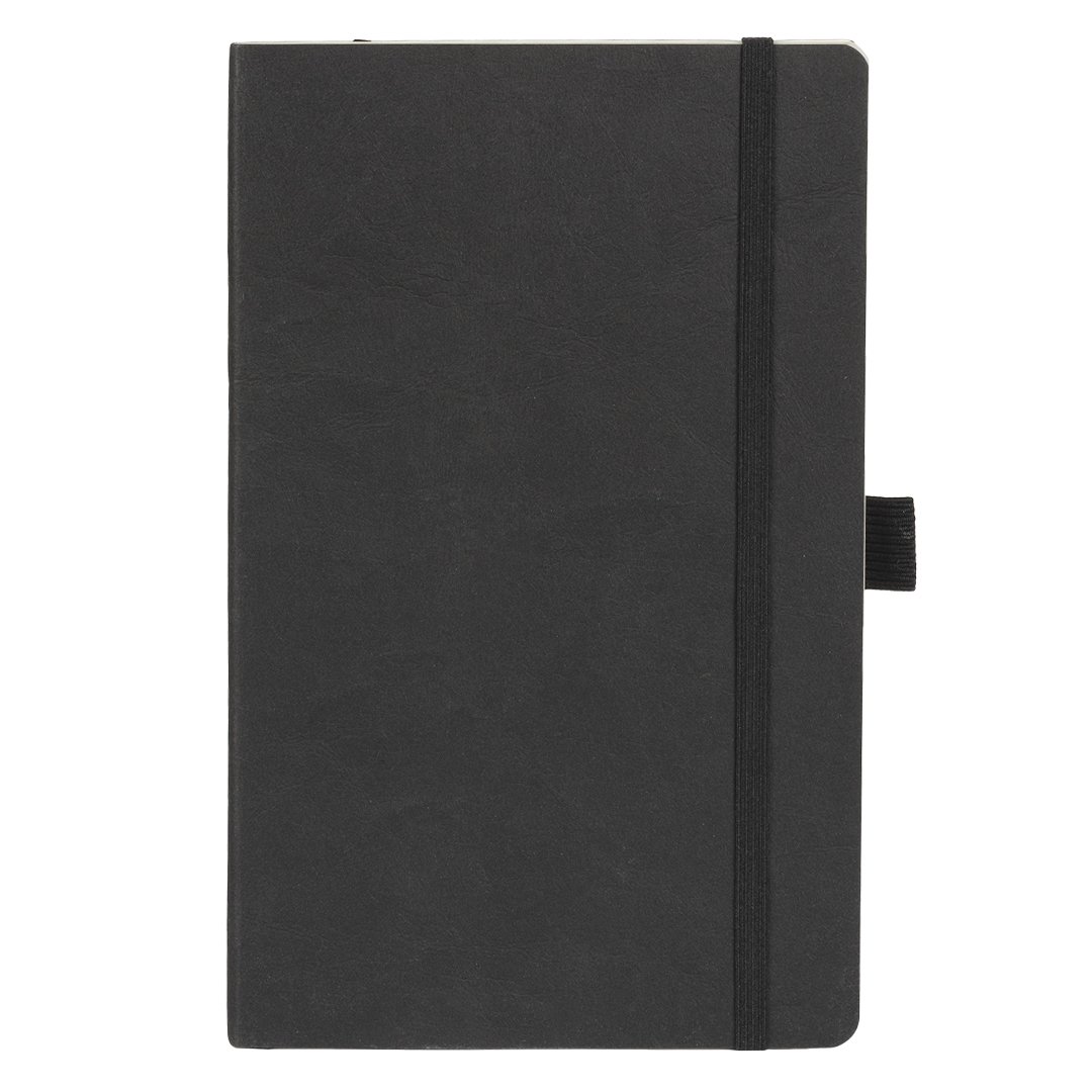 LYRA, notes a5 sa fleksibilnom koricom od perivog krafta, crni