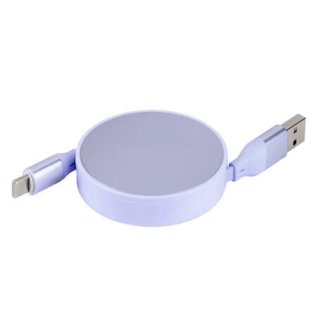 FURIO 2IN1, usb type-c kabl za punjenje i prenos podataka, 2 u 1, 240w, lila