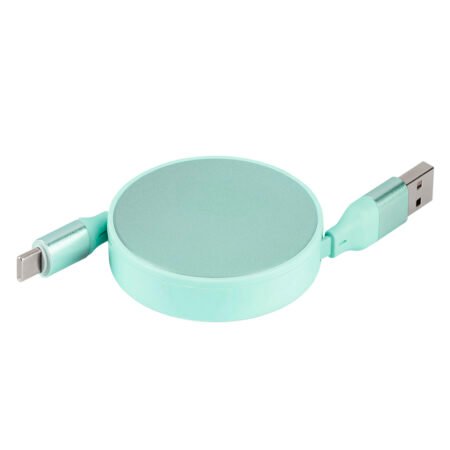 FURIO 2IN1, usb type-c kabl za punjenje i prenos podataka, 2 u 1, 240w, mint