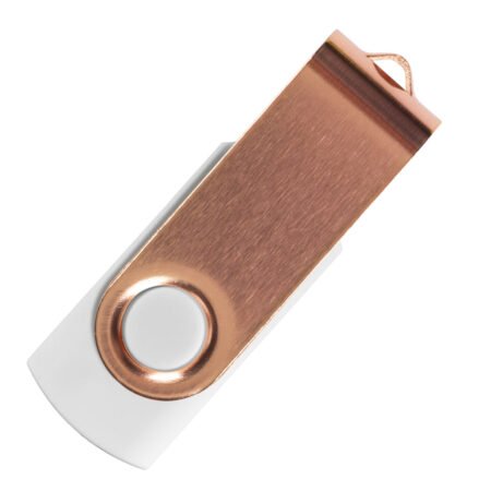SMART ROSE GOLD, usb flash memorija, beli, 8GB