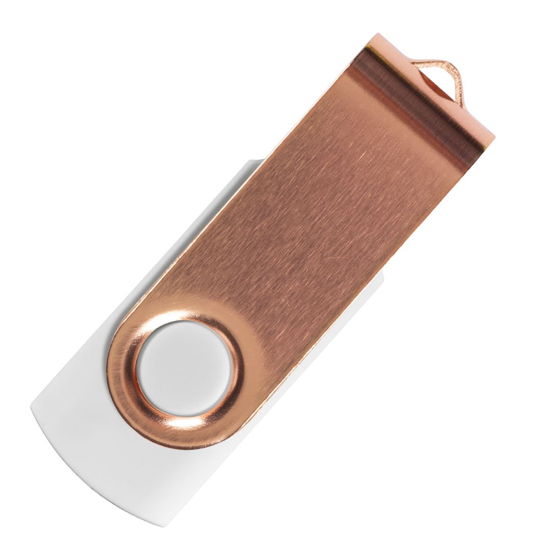 SMART ROSE GOLD, usb flash memorija, beli, 16GB