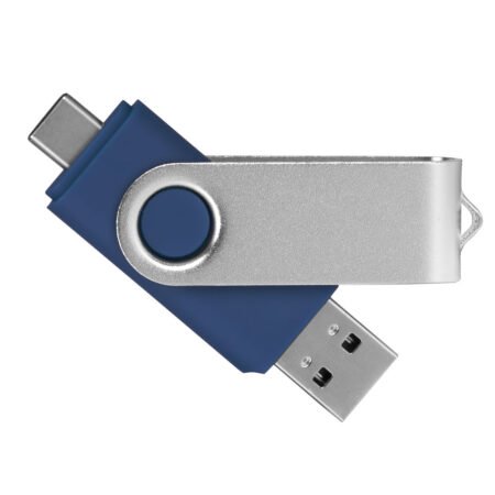 SMART C SILVER, usb flash memorija, plavi, 8GB