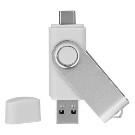 SMART C SILVER, usb flash memorija, beli, 8GB