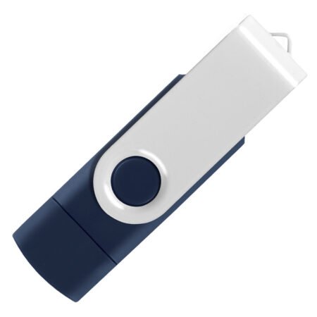 SMART C WHITE, usb flash memorija, plavi, 8GB