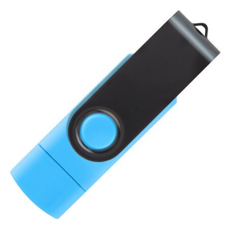 SMART C BLACK, usb flash memorija, svetlo plavi, 8GB