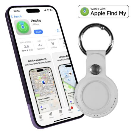LOCATEPRO, find my privezak sa funkcijom lociranja, beli