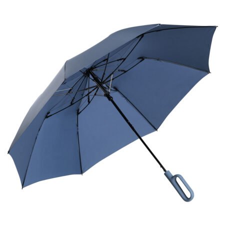 INFINITY PLUS, sklopivi kišobran sa automatskim otvaranjem i  manualnim zatvaranjem, svetlo plavi