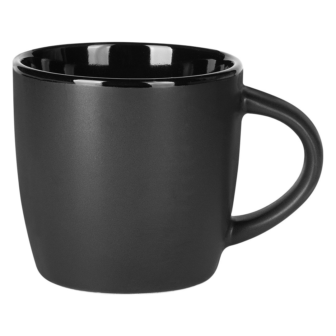 BLACK BERRY, keramička šolja, 300 ml, crna