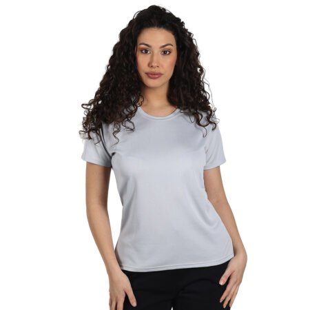 CROSSFIT LADY, ženska sportska majica kratkih rukava, 130 g/m2, siva