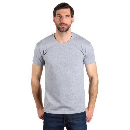 MASTER MEN, pamučna majica, 150 g/m2, pepeljasta